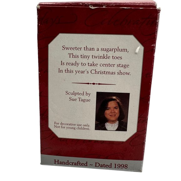 Hallmark Keepsake Future Ballerina Cat Ornament Christmas Holiday Decor Dance - Picture 6 of 8